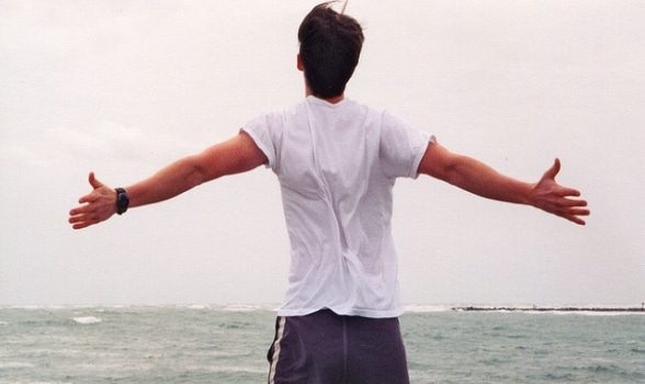 Man feeling confident