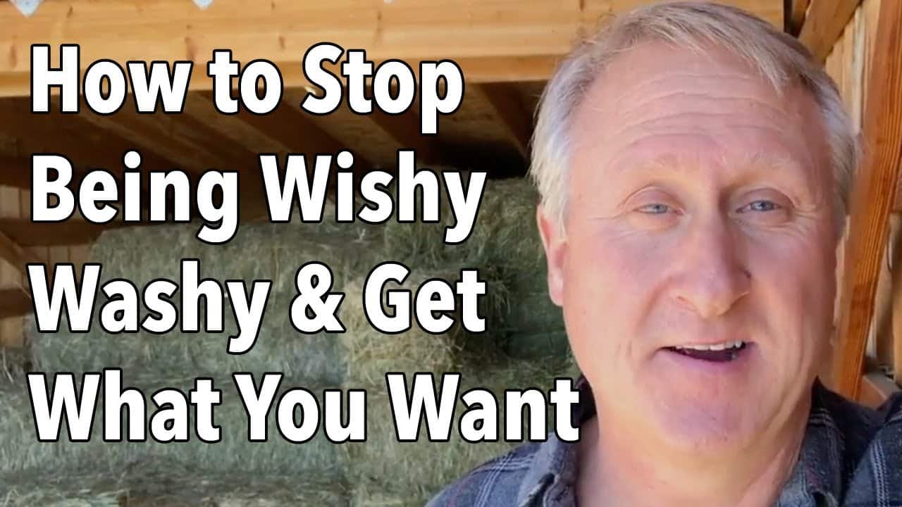How to Stop Being Wishy Washy and Get What You Want